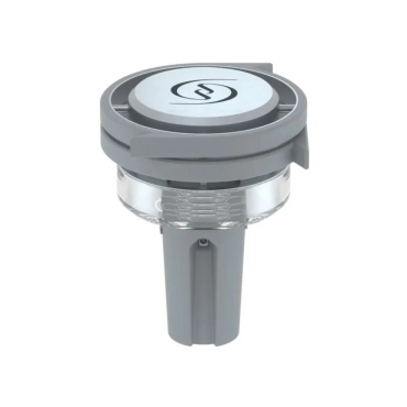 Shisha Premium Silicon Hookah Glass Chillum with HMD Set Silver